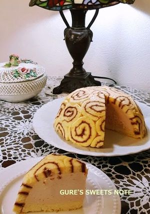 ラズベリー・チーズムースのドームケーキ-レシピのメイン写真