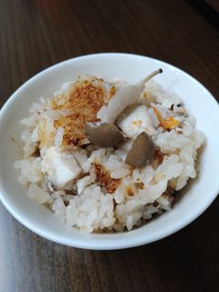 残り物の刺し身で炊き込みご飯♪-レシピのメイン写真