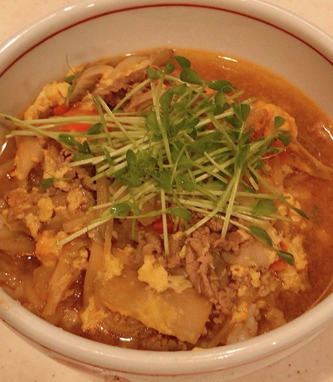 圧力鍋で時短、牛肉薄切りでカルビクッパ by クックまいななパパ