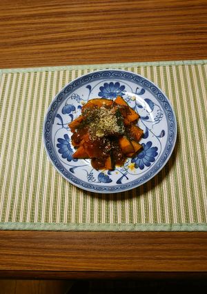 ヨウサマの減塩時短カボチャカレーあんかけ-レシピのメイン写真