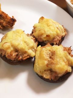 椎茸のツナチーズ焼き-レシピのメイン写真