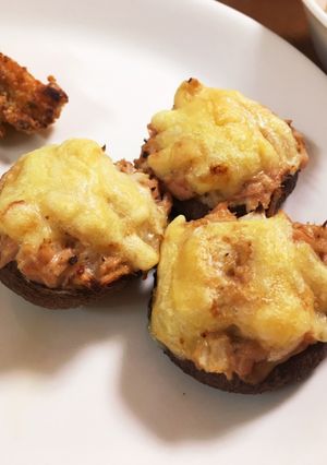 椎茸のツナチーズ焼き-レシピのメイン写真