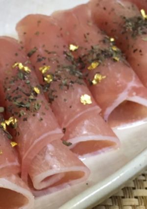 青パパイヤのピクルス　生ハム巻き-レシピのメイン写真