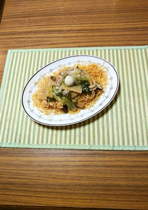 ヨウサマの減塩チンゲン菜の中華あんかけ-レシピのメイン写真