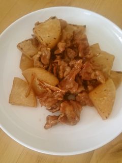 豚肉と大根の炒め煮-レシピのメイン写真