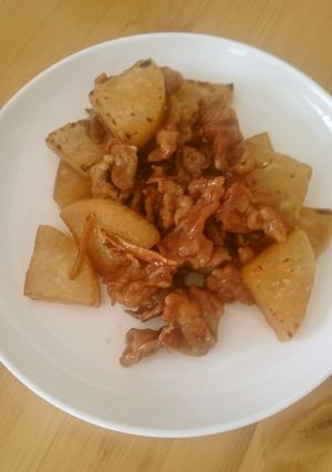 豚肉と大根の炒め煮-レシピのメイン写真
