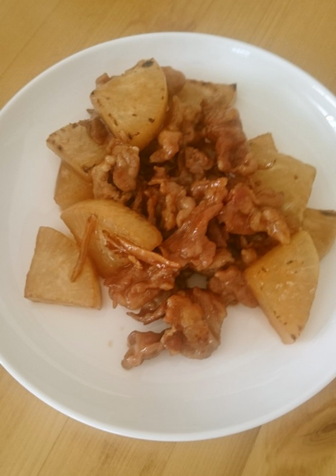 豚肉と大根の炒め煮-レシピのメイン写真