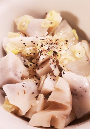 ごま油香る★レンコン和風の温サラダ-レシピのメイン写真