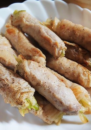 セロリの豚肉巻-レシピのメイン写真