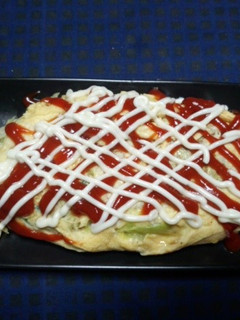 ほうれん草とキャベツのオムレツ-レシピのメイン写真