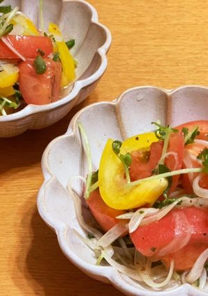 トマトのマリネ風サラダ-レシピのメイン写真