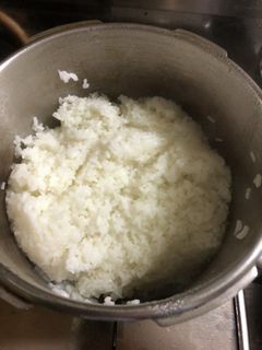 圧力鍋で炊飯-レシピのメイン写真