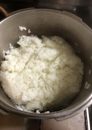 圧力鍋で炊飯-レシピのメイン写真
