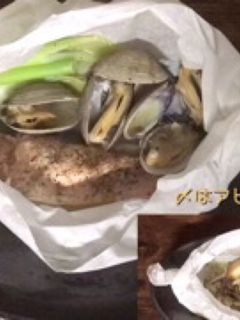 鮭の包み焼き&〆のアヒージョ-レシピのメイン写真