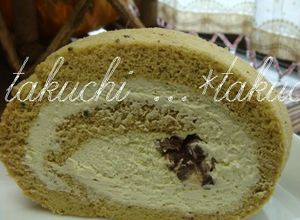抹茶クリームとあんこのロールケーキ　-レシピのメイン写真