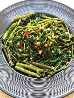 空芯菜とにんにくの激ウマ中華炒め-レシピのメイン写真