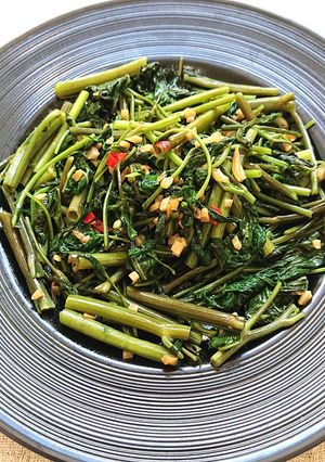 空芯菜とにんにくの激ウマ中華炒め-レシピのメイン写真