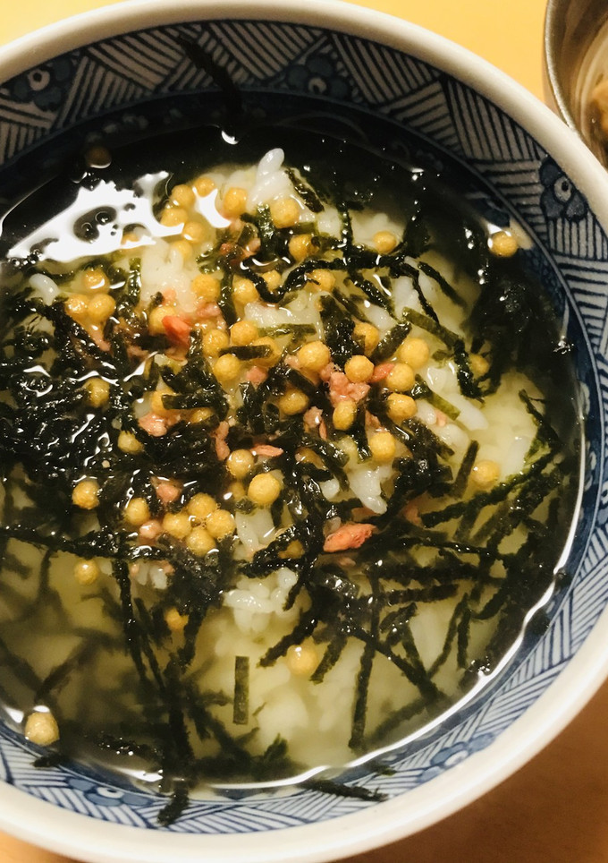 お茶漬けの素●増量刻み海苔のワサビ茶漬け-レシピのメイン写真
