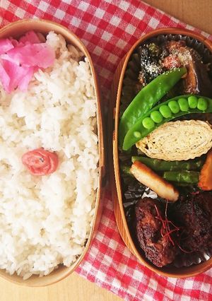 お弁当★簡単煮込みハンバーグ&ピザチーズ-レシピのメイン写真
