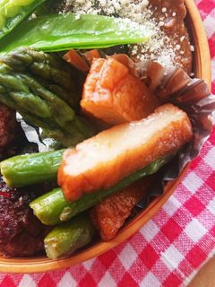 お弁当★アスパラとさつま揚げゴマポン酢-レシピのメイン写真