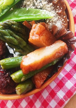 お弁当★アスパラとさつま揚げゴマポン酢-レシピのメイン写真