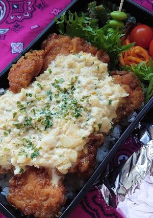 2020/11/4 チキン南蛮弁当-レシピのメイン写真