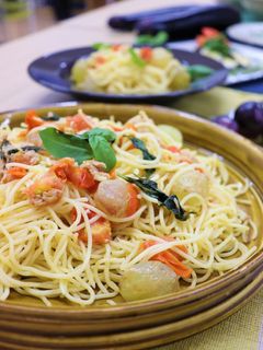 トマトとぶどうのパスタ-レシピのメイン写真