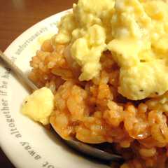 รูปของ レンジでできちゃうオムライス♪