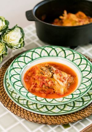 キャベツの重ね焼き-レシピのメイン写真