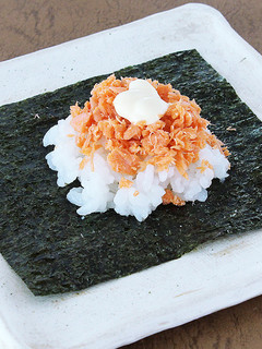 手巻ごはん鮭ほぐし-レシピのメイン写真