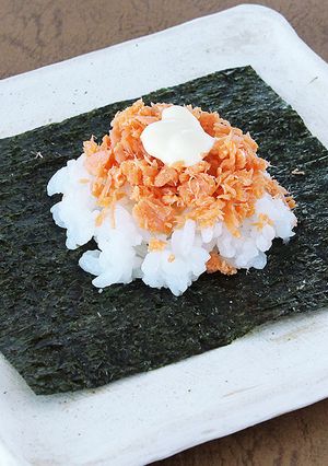 手巻ごはん鮭ほぐし-レシピのメイン写真