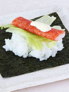手巻ごはんカニカマ-レシピのメイン写真