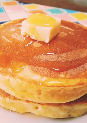 チーズ入りパンケーキ-レシピのメイン写真