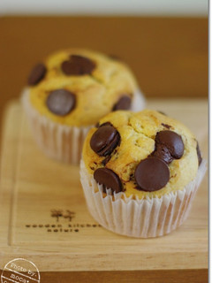 ホットケーキMIXでバナナチョコマフィン-レシピのメイン写真