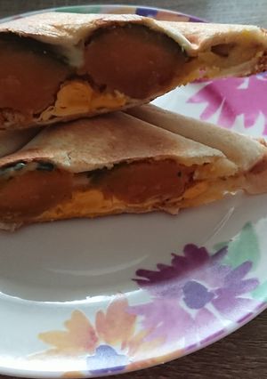 カボチャホットサンド-レシピのメイン写真