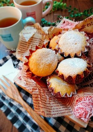 米粉で作る☆簡単ノンオイル卵マフィン。-レシピのメイン写真