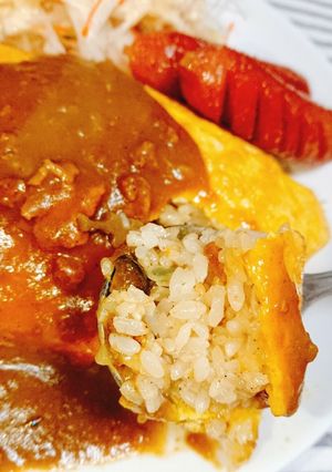 一手間で絶品☆オムカレー-レシピのメイン写真