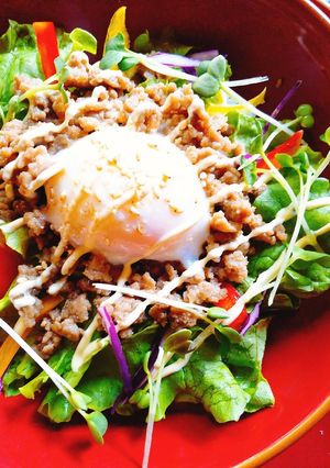 見た目！タコライスみたいな甘辛そぼろ丼！-レシピのメイン写真