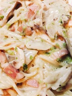 濃厚☆柚子胡椒のクリームパスタ-レシピのメイン写真