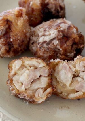 生姜焼きの唐揚げ★丸めてカラっと揚げ-レシピのメイン写真