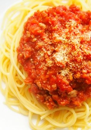 ベーコン入り！コク深いミートソース♪-レシピのメイン写真