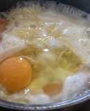 サッポロ一番ごま味でチーズラーメン♡