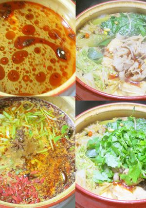 スーパーの食材だけで作る☆四川風の火鍋-レシピのメイン写真