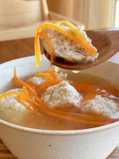 【断食・腸活】鶏団子と人参のスープ-レシピのメイン写真