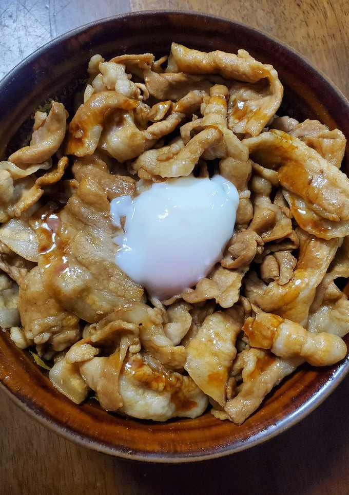 豚バラの蒲焼き風丼～肉増し～-レシピのメイン写真