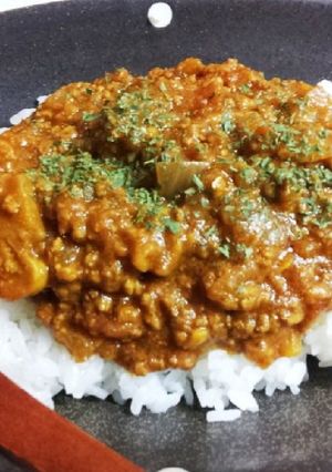 キーマカレー★舞茸たっぷりミートリメイク-レシピのメイン写真