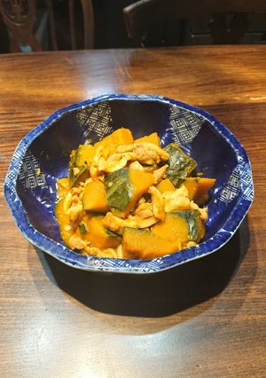 ♪ゴロゴロかぼちゃと鶏肉の煮物♪-レシピのメイン写真
