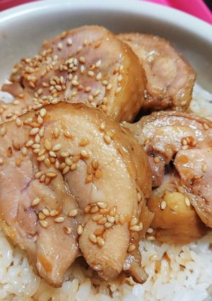 レンジで鶏チャーシュー丼♪-レシピのメイン写真