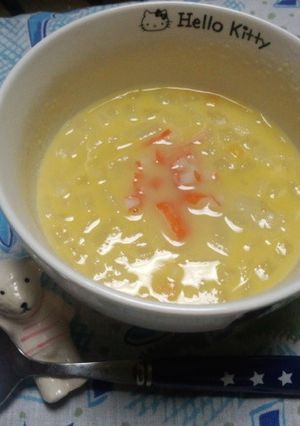 【超簡単】チョップドコーンクリームスープ-レシピのメイン写真