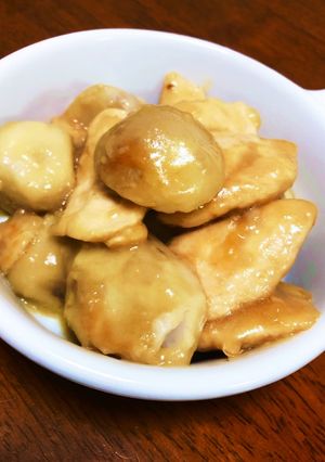 レンチン里芋と鶏ささみのとろぉり煮-レシピのメイン写真
